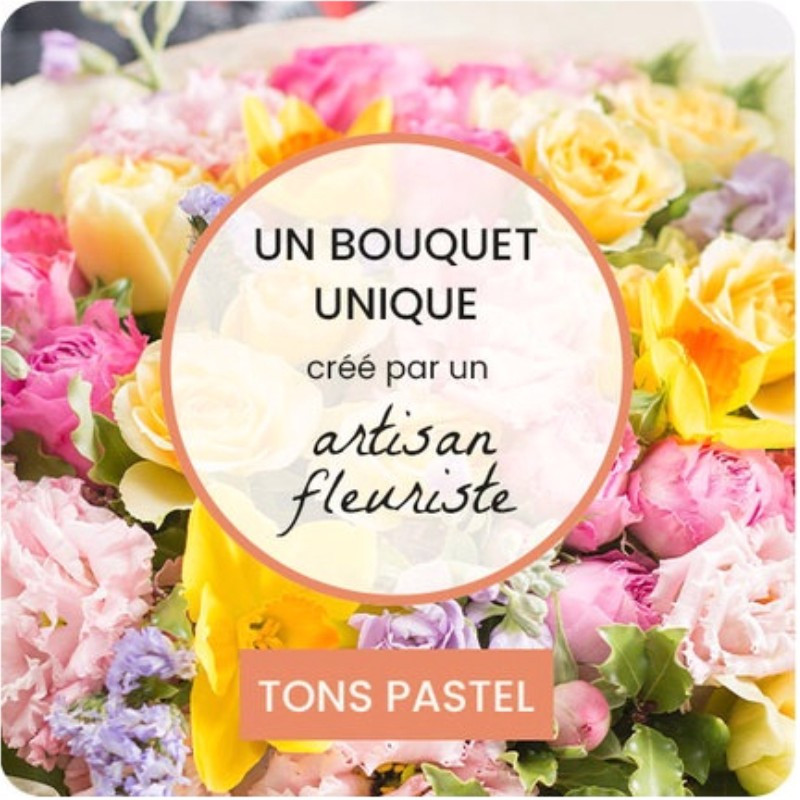 FUNÉRAL COLORED BOUQUET